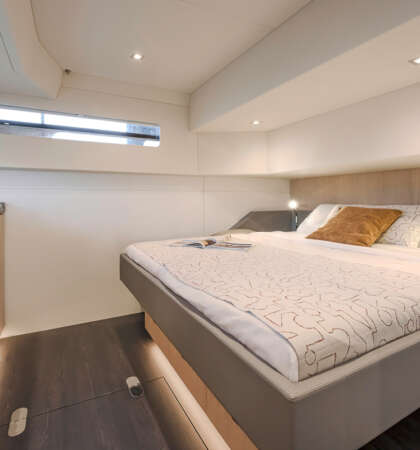 The luxury catamaran PRIVILEGE 650 Signature, Lorima mast, North Sails and Raymarine Yacht photographer Ludovic FRUCHAUD IMACIS 2024