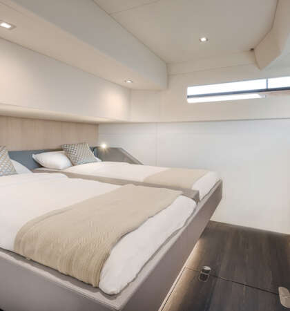 The luxury catamaran PRIVILEGE 650 Signature, Lorima mast, North Sails and Raymarine Yacht photographer Ludovic FRUCHAUD IMACIS 2024