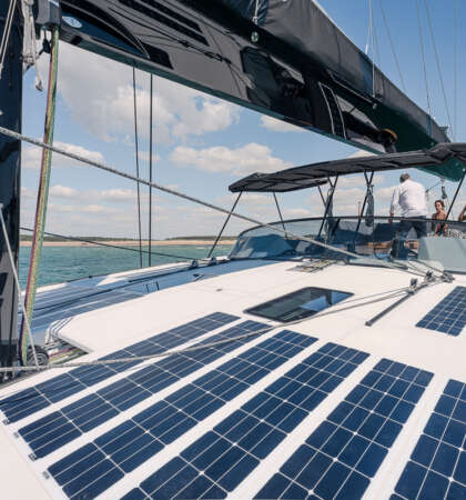 The luxury catamaran PRIVILEGE 650 Signature, Lorima mast, North Sails and Raymarine Yacht photographer Ludovic FRUCHAUD IMACIS 2024